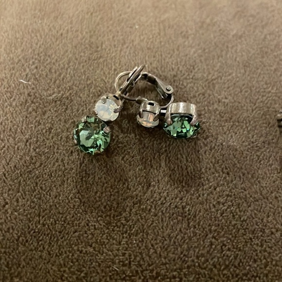 Rhinestone earrings - Picture 3 of 3